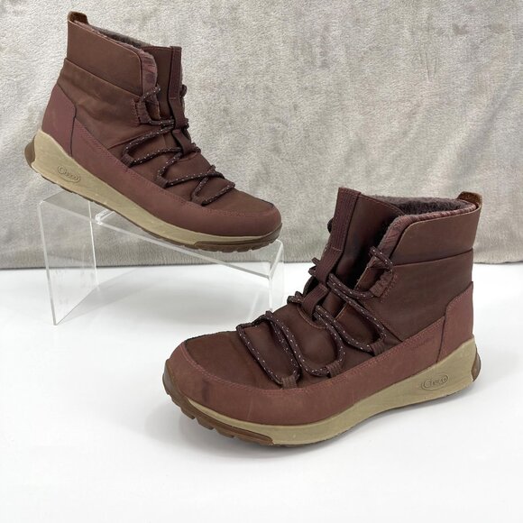 Chaco Borealis Peak Leather Waterproof Ankle Boots Insulated - Picture 1 of 13